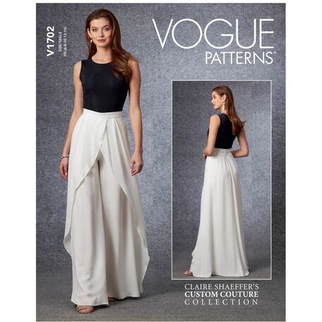 Vogue Pattern V1702 Misses Pants