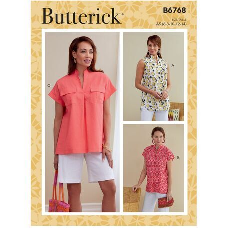 Butterick Pattern B6768 Misses Top