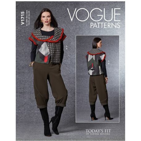 Vogue Pattern V1715 Women's Vest & Pants