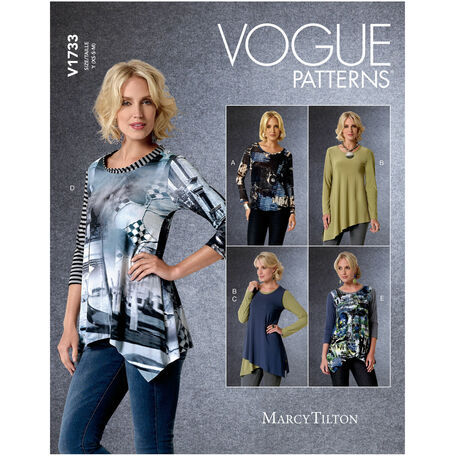 Vogue Pattern V1733 Pullover Top