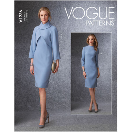 Vogue Pattern V1736 Raglan-Sleeve Jacket