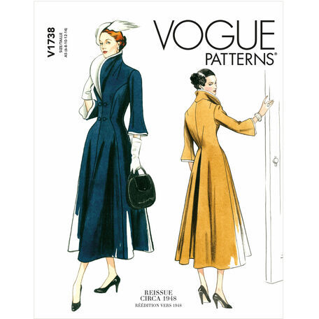 Vogue Pattern V1738 Fit-and-Flare Dress