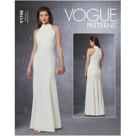 Vogue Pattern V1748 Special Occasion Dress