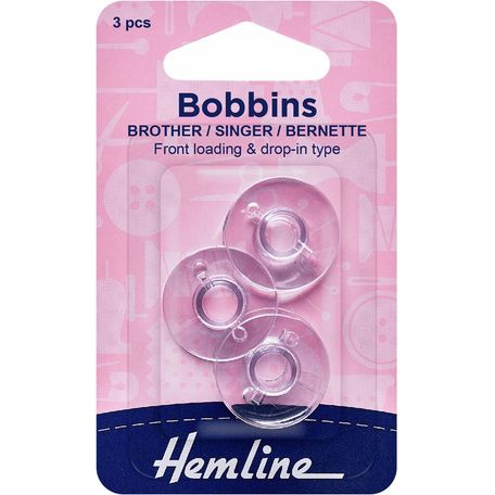 Hemline: Plastic Bobbin: Vertical Load