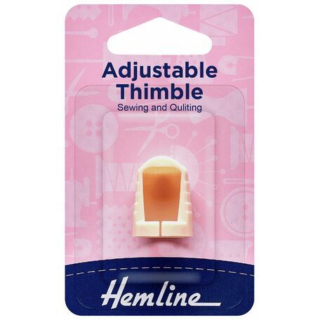 Hemline Adjustable Thimble - Multi-Size