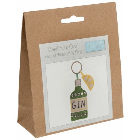 Trimits Gin Bottle Felt Decoration Kit
