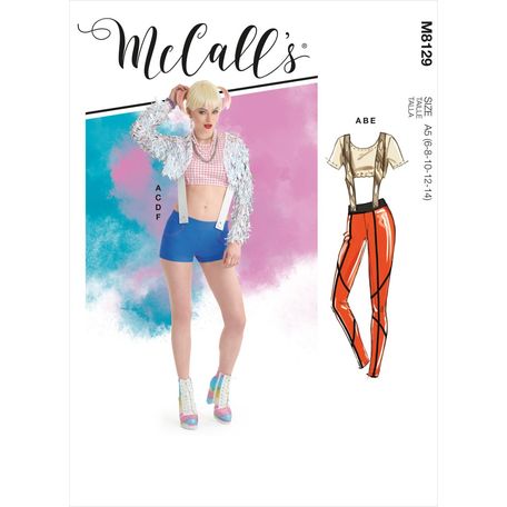 McCalls Pattern M8129 Misses Costumes