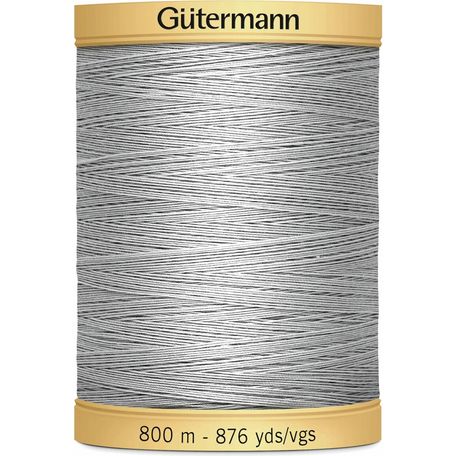 Gutermann Natural Cotton Thread: 800m (618) - Pack of 5
