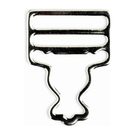 Vogue Star Bib &amp; Brace Buckle Silver - 40mm (Pack of 1)