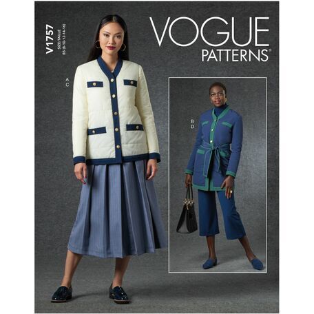 Vogue pattern V1757 Misses Jacket