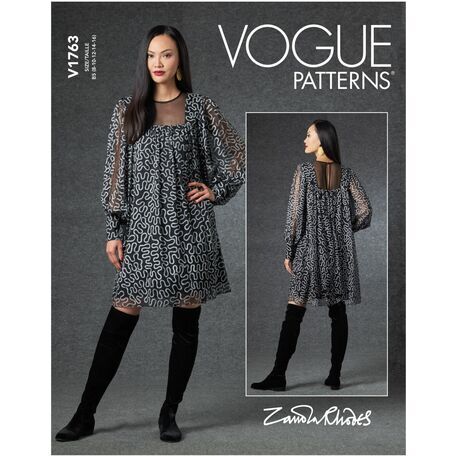 Vogue pattern V1763 Misses Special Occasion Dress