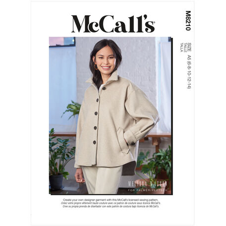 McCall's Pattern M8210 Misses' Jacket