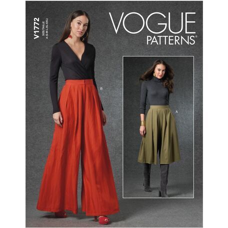 Vogue pattern V1772 Misses Pants
