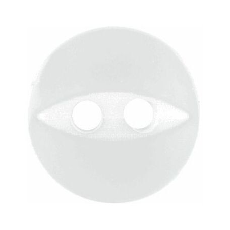 Fisheye Button: 11mm: White