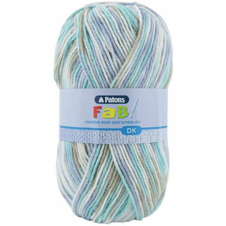 Patons Fab Double Knitting Yarn (100g) - Breeze Colour (Pack of 10)