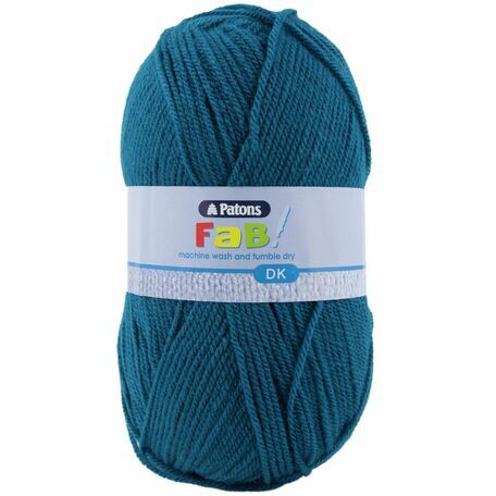 Patons Fab Double Knitting Yarn (100g) - Petrol (Pack of 10)