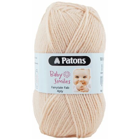 Patons Baby Smiles Fairytale Fab 4 Ply Yarn (50g) - Peach - 10 Pack