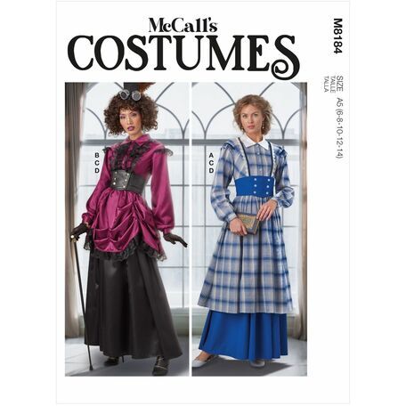 McCall's Pattern M8184 Misses' Steampunk Costume