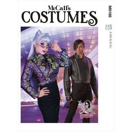 McCall's Pattern M8188 Unisex Moto Jacket