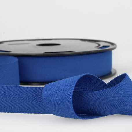 Stephanoise: Cotton Twill Tape: 20mm: Royal Blue: Per Metre