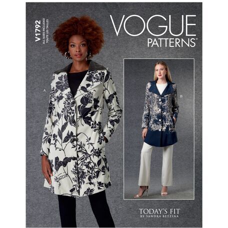 Vogue Pattern V1792 Misses Jackets