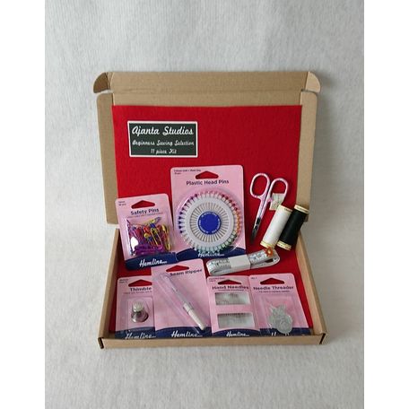 Ajanta Beginners 11 Piece Sewing Selection Kit