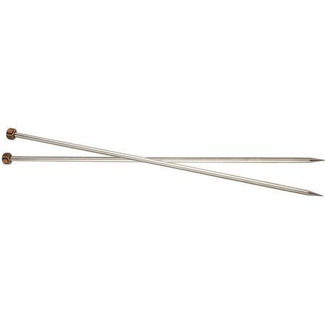 Knit Pro Nova Metal Single Ended Knitting Pins (35cm x 4.50mm)