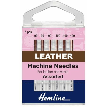 Hemline Leather Sewing Machine Needles - Mixed (6 Pieces)
