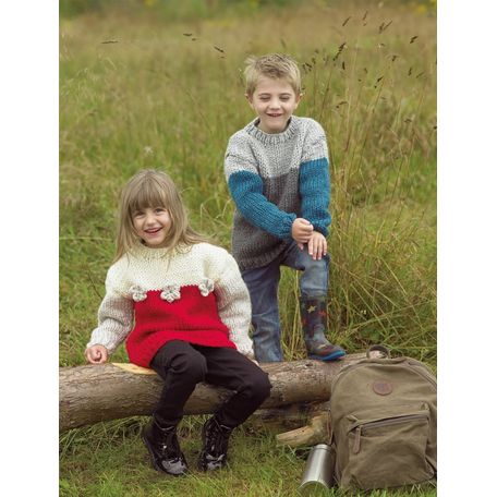 James C Brett JB778 Chunky Knitting Pattern - Children's Sweaters