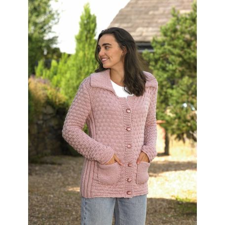 James C Brett JB749 Chunky Knitting Pattern - Ladies Cardigan
