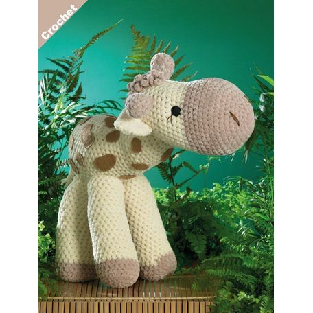 James C Brett JB401 Chunky Crochet Pattern - Giraffe