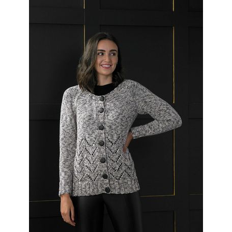 James C Brett JB721 Chunky Knitting Pattern - Ladies Cardigan