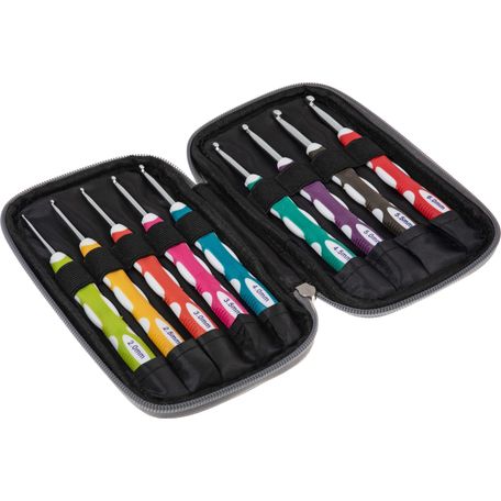 Milward Zip up Crochet hook set - Soft Grip