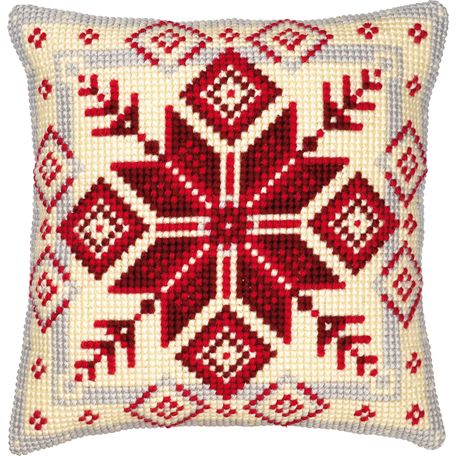 Cross stitch cushion Cover Geometric