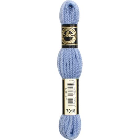 DMC Tapestry Wool: 10 x 8m: Skeins: Baby Blue (7018)