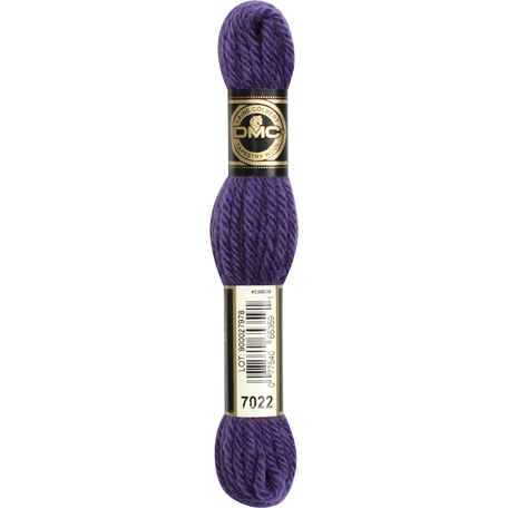 DMC Tapestry Wool: 10 x 8m: Skeins: Emperor Purple (7022)