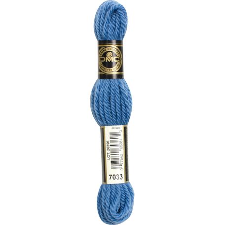 DMC Tapestry Wool: 10 x 8m: Skeins: Soft Blue (7033)
