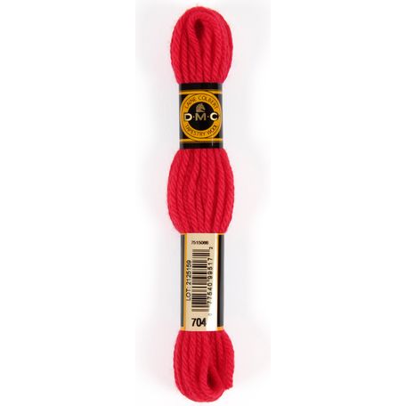 DMC Tapestry Wool: 10 x 8m: Skeins: Red (704)