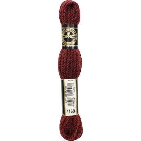 DMC Tapestry Wool: 10 x 8m: Skeins: Oxblood (7169)