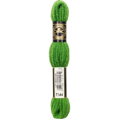 DMC Tapestry Wool: 10 x 8m: Skeins: Meadow Green (7344)
