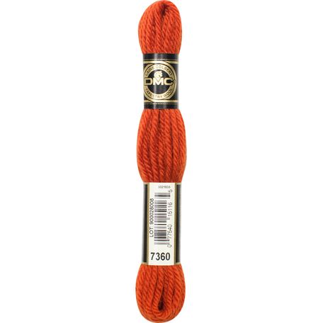 DMC Tapestry Wool: 10 x 8m: Skeins: Sienna Ochre (7360)