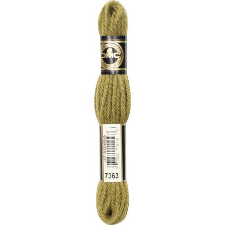 DMC Tapestry Wool: 10 x 8m: Skeins: Golden Green (7363)