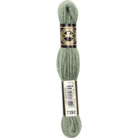 DMC Tapestry Wool: 10 x 8m: Skeins: Pebble Green (7392)