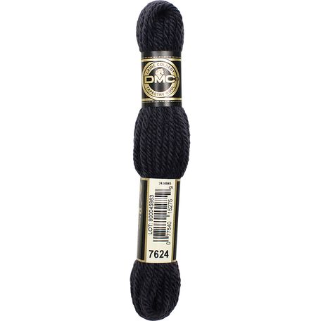 DMC Tapestry Wool: 10 x 8m: Skeins: Anthracite (7624)