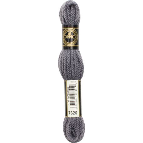 DMC Tapestry Wool: 10 x 8m: Skeins: Grey (7626)
