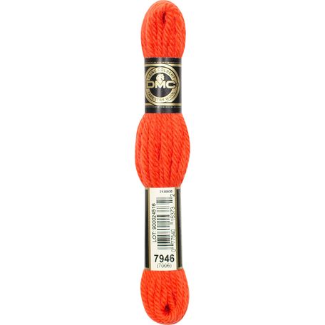 DMC Tapestry Wool: 10 x 8m: Skeins: Poppy (7946)