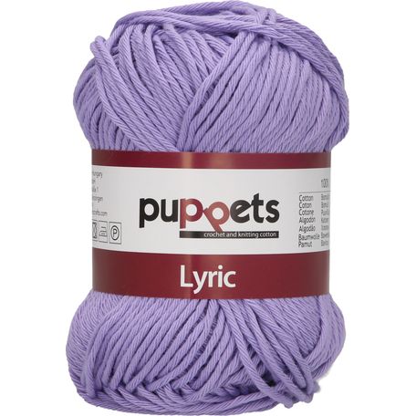 Puppets: Lyric No. 8: 50g (70m): Lilac - Pack of 10