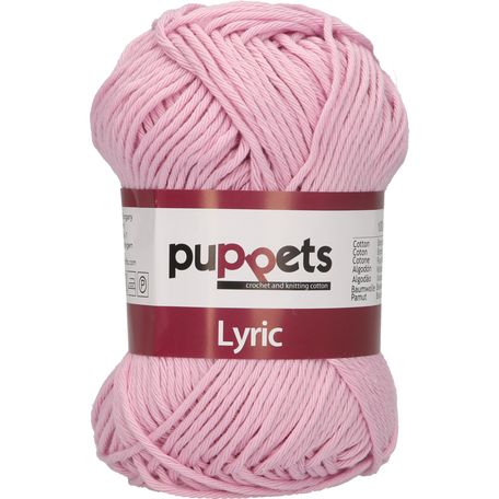 Puppets: Lyric No. 8: 50g (70m): Soft Pink - Pack of 10