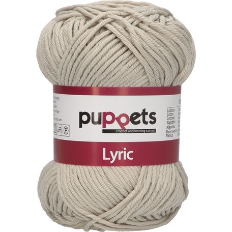 Puppets: Lyric No. 8: 50g (70m): Stone - Pack of 10