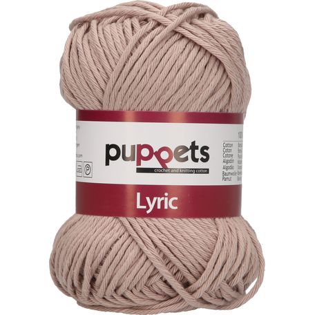 Puppets: Lyric No. 8: 50g (70m): Taupe - Pack of 10